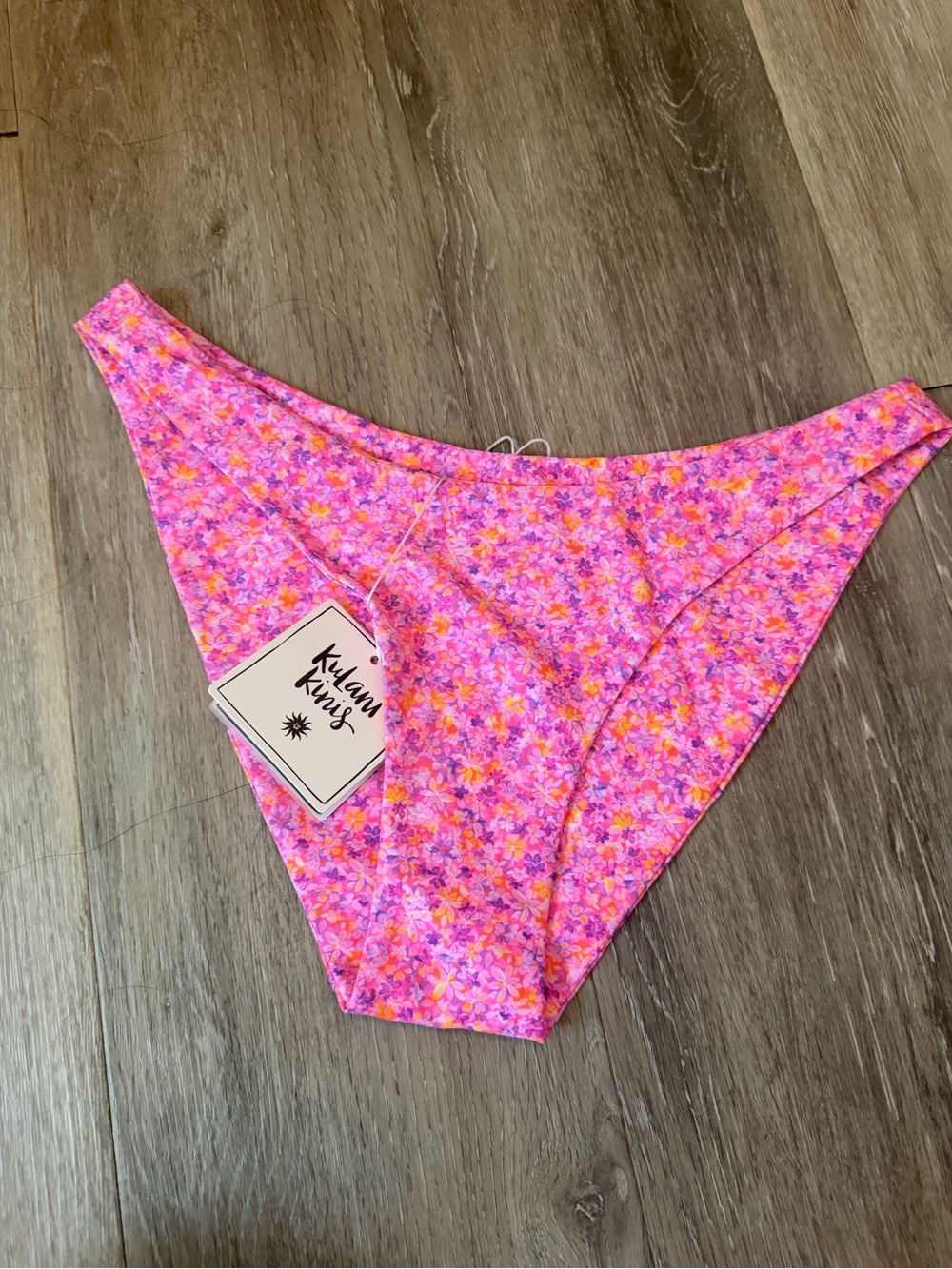 Kulani Kinis Pink Floral Bikini Bottoms